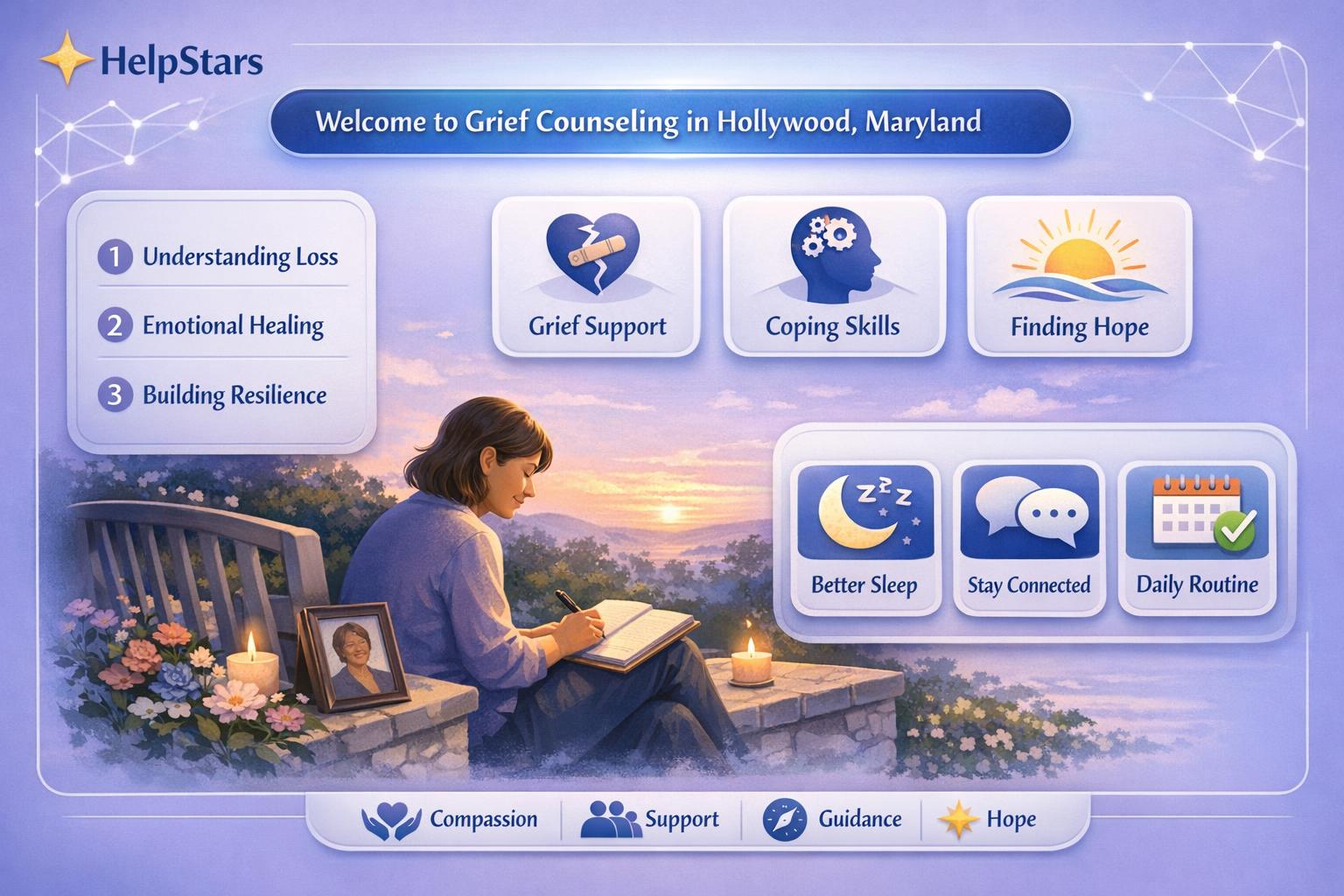 How Outpatient Mental Health Counseling Can Help Adults Cope With Grief While Managing Daily Life in Hollywood, Maryland