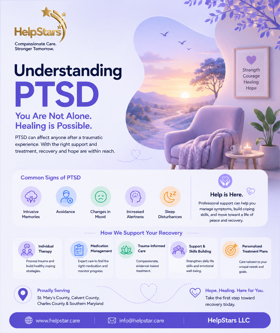 Understanding PTSD: Signs, Symptoms, and When to Seek Professional Help in Southern Maryland